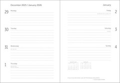 2026 National Parks WPA Weekly Planner 6″ x 8.25″ Spiral Bound