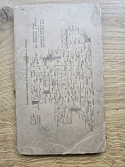 Vintage Ordnance Survey Popular One Inch Paper Map, Derby. 1921.