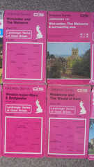 OS Landranger Midlands, Wales Southern England 1 : 50,000 Job Lot. FREE P & P