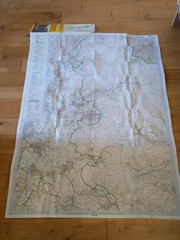 90s Ordnance Survey Map – UK, Peak District, Dark Peak, 1:25000, Fine Condition
