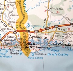 Michelin – PORTUGAL Map – No. 593 Regional – Portugal Sul Algarve GOOD condition