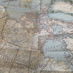 National Geographic Vintage Maps X 4 : Alaska, Mexico, World & Historic USA