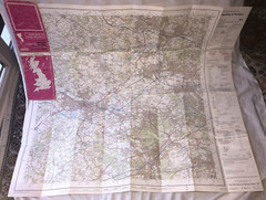 Vintage Ordnance Survey Maps West London 1978 & Reading And Windsor 1982
