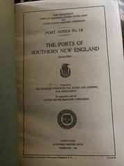 War Dept. Corps Of Eng. Series No. 18 Port Of Southern New England 1937 ORIGINAL