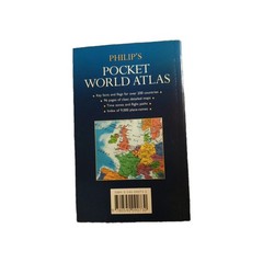 Philip’s Pocket World Atlas by Philip’s Maps Travel Guide Book
