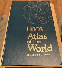 National Geographic Atlas of the World, Seventh Edition VERY LARGE copy