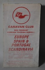 Caravan Club / Geographia 1:2,500,000 Map of Europe & Scandinavia – 1981
