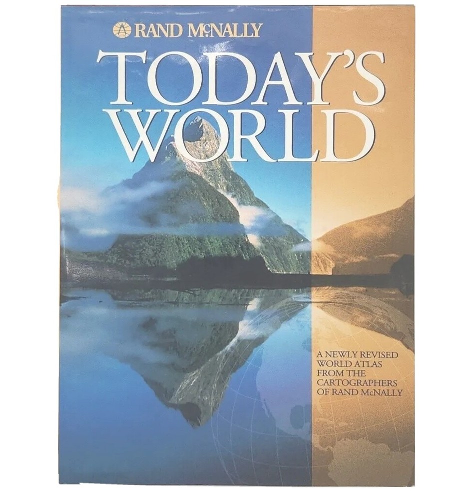 Today’s World Rand McNally 1995 Hardcover Book