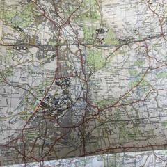 ALDERSHOT Sheet 169 1959 CLOTH Seventh Series Ordnance Survey One Inch Map