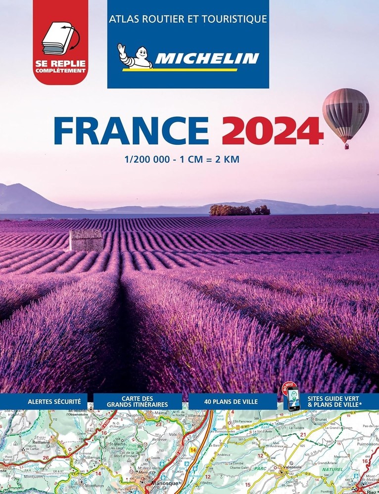 France road atlas & services 2024 France maps FREE SHIPPING