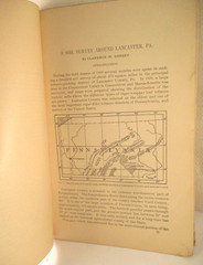 Vintage 1900 USDA SOIL SURVEY AROUND LANCASTER PA w/FOLD OUT MAP Clarence Dorsey