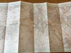 1987 Ordnance Survey Pathfinder Map 431 NS 65/75 Hamilton (incl Motherwell )