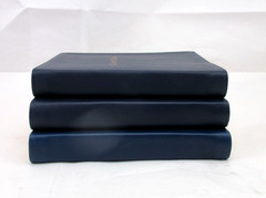 ATLAS The Traveler’s Atlas A Geographic Handbook Leather 4×6 NAVY