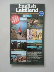 English Lakeland Leisure & Holiday Planning Map Chart 1978 Cumbria Tourist Board