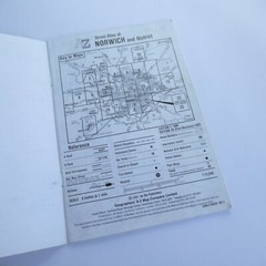 Vintage Norwich A to Z Street Atlas 1992 (Street Map Mapping 1990s AZ)