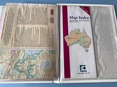 Great Desert Tracks of Australia map pack in folder (1999) 5 sheet maps