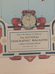 Vintage National Geographic Map The British Isles England Wales April 1949