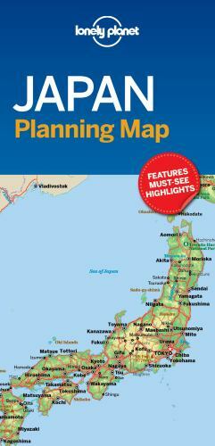 Lonely Planet Japan Planning Map, Lonely Planet