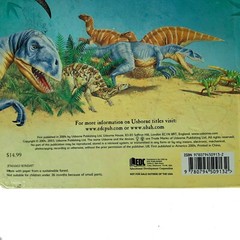 Usborne Dinosaur Jigsaw Puzzle Book Atlas Continents with Discovered Dinosaurs