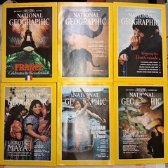 1989 National Geographic Magazine Full Year ~ 12 Issues ~ Good Condition