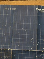Antique Francis Chichester Star Chart Astrology Large Star Maps X2