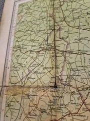 Bartholomew’s Revised Half Inch Map Sheet 25 FENLAND vintage