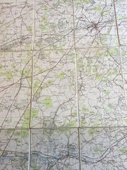 1936 Ordnance Survey One Inch Fifth Edition Map 123 Winchester And Basingstoke