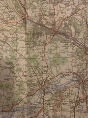 The CHILTERNS Ordnance Survey CLOTH Map 1959 Seventh Series No 159 Windsor
