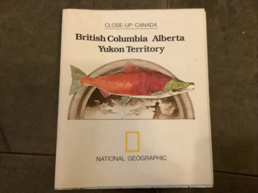 Canada Maps Guides Job Lot, Michelin National Geographic Poster Close Up British