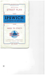 IPSWICH Street plan with index – by Barnett’s circa 1950/60’s