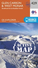 Glen Carron and West Monar by Ordnance Survey (Sheet map, folded)