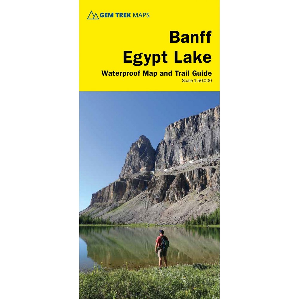 Canada 1:50k Waterproof Gem Trek – Banff Egypt Lake Map