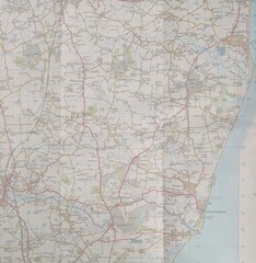 Ordnance Survey Landranger Map 156: Saxmundham, Aldeburgh & surrounding area.