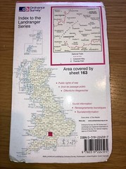 Vintage Ordnance Survey Landranger Cheltenham & Cirencester 1999 Map 163