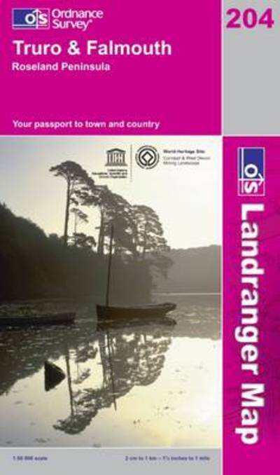 Ordnance Survey : Truro and Falmouth, Roseland Peninsula ( Fast and FREE P & P