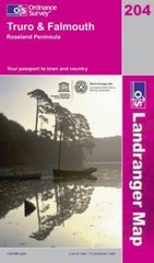 Ordnance Survey : Truro and Falmouth, Roseland Peninsula ( Fast and FREE P & P