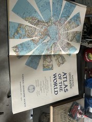 1970 ATLAS OF THE WORLD NATIONAL GEOGRAPHIC REVISED 3RD ED. OVERSIZED 19×13 VTG