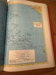 Hammond’s Family Reference World Atlas HB Vintage Illustrated Maps 1960 Census