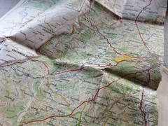 Map of Grand Duche De Luxembourg & Sight Seeing Guide 64 De Rouck