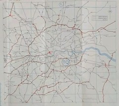 AA Service Map: Throughroutes to and from Bournemouth.
