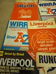 A Collection Of A To Z Street Atlases And Street Plans Liverpool,Manchester Etc