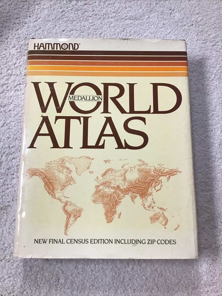 Hammond World Atlas : Medallion : New Census Edition Including Zip Codes – Good
