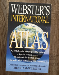 Merriam Webster Webster’s International Atlas Paperback English World Atlas