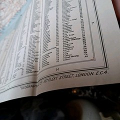 Vintage Geographia Map England & Wales, Paper Map