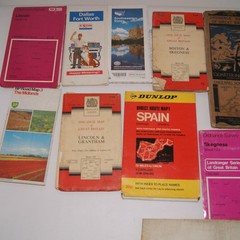 Vintage Maps France / Italy / UK – OS / Dunlop / A to Z
