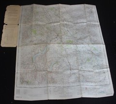 Ordnance Survey One Inch Cloth Map – Penrith – Sheet 83 – 1961