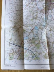 1994 Ordnance Survey Landranger Map 153 Bedford & Huntingdon (incl St Neots )