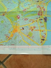 Antique Original Visitors London Map & Underground Map Geographers
