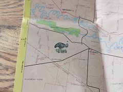 Vintage Folded CMA Wagga Wagga and District Tourist Map NSW, First Edition 1984