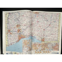 Rand McNally Road Atlas Millennium Edition 1999 Biaxin Pharma Bulldog Promo USA
